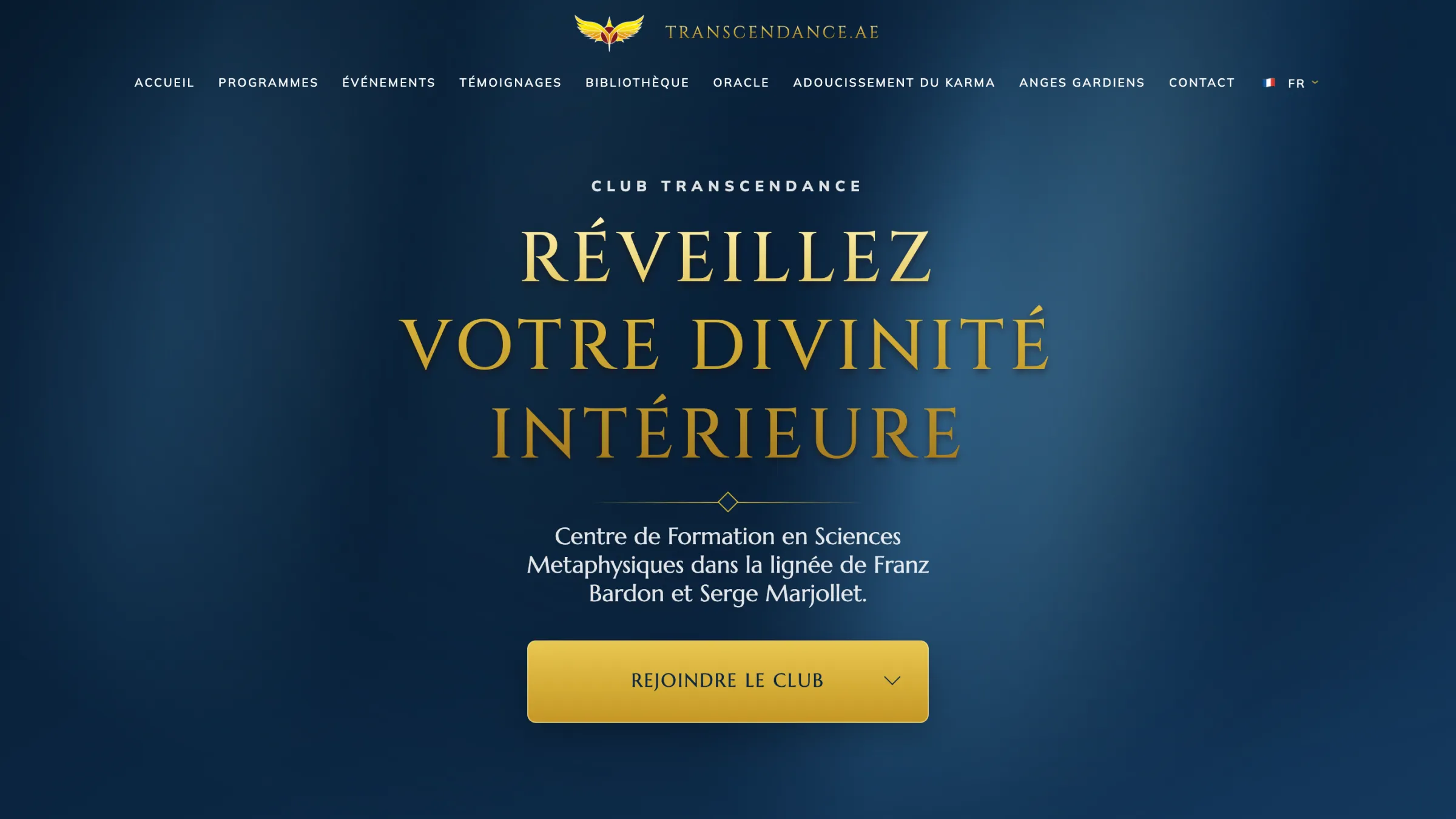 The Transcendance home page