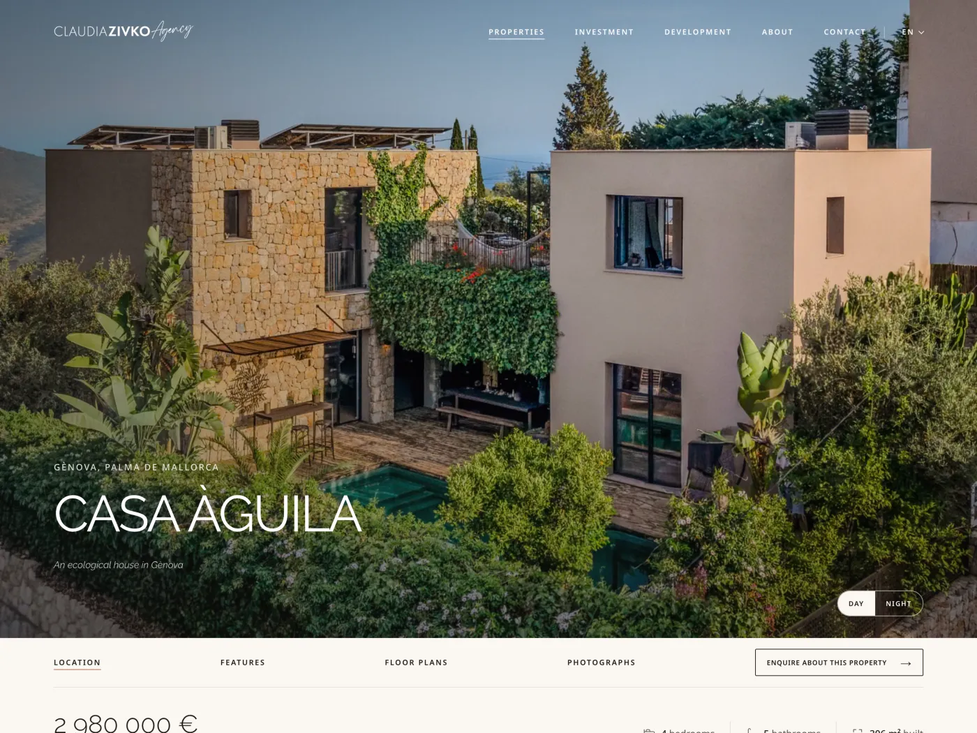 The Casa Àguila property page